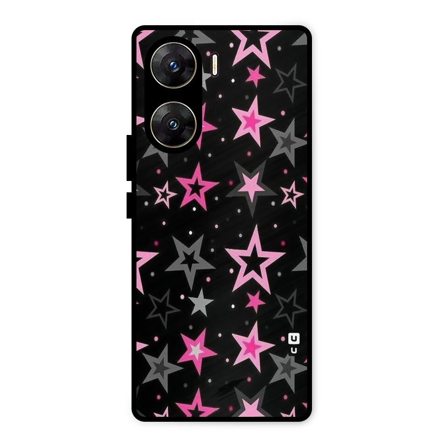 Star Outline Metal Back Case for Vivo V29e