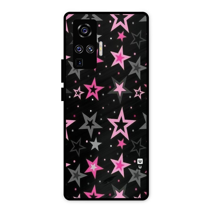 Star Outline Metal Back Case for Vivo X50 Pro