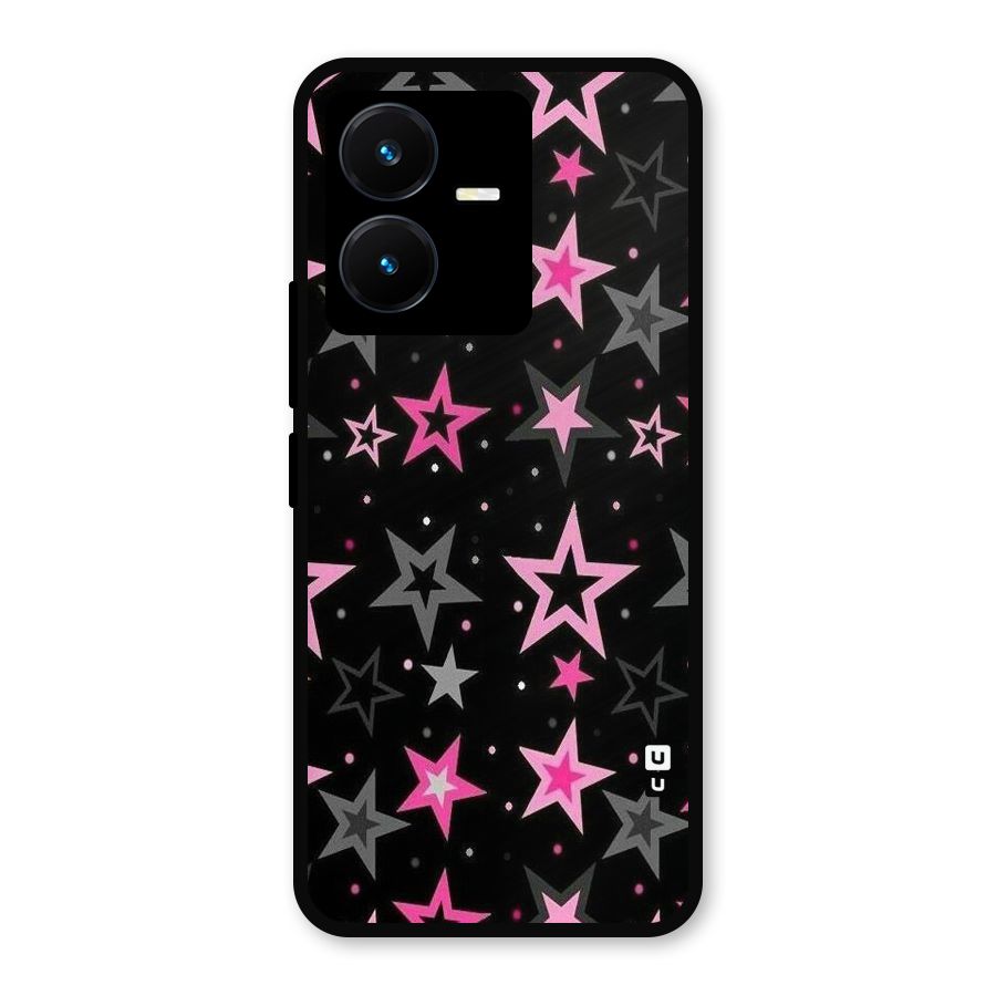Star Outline Metal Back Case for Vivo Y22