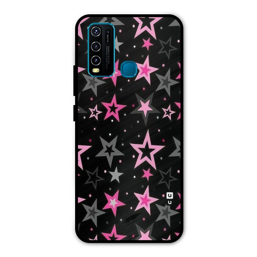 Star Outline Metal Back Case for Vivo Y50