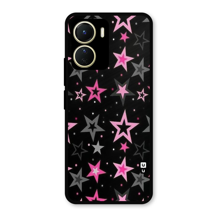 Star Outline Metal Back Case for Vivo Y56