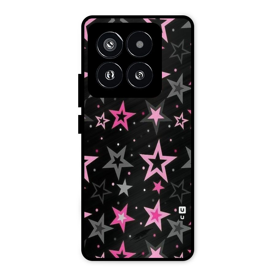 Star Outline Metal Back Case for Xiaomi 14 Pro