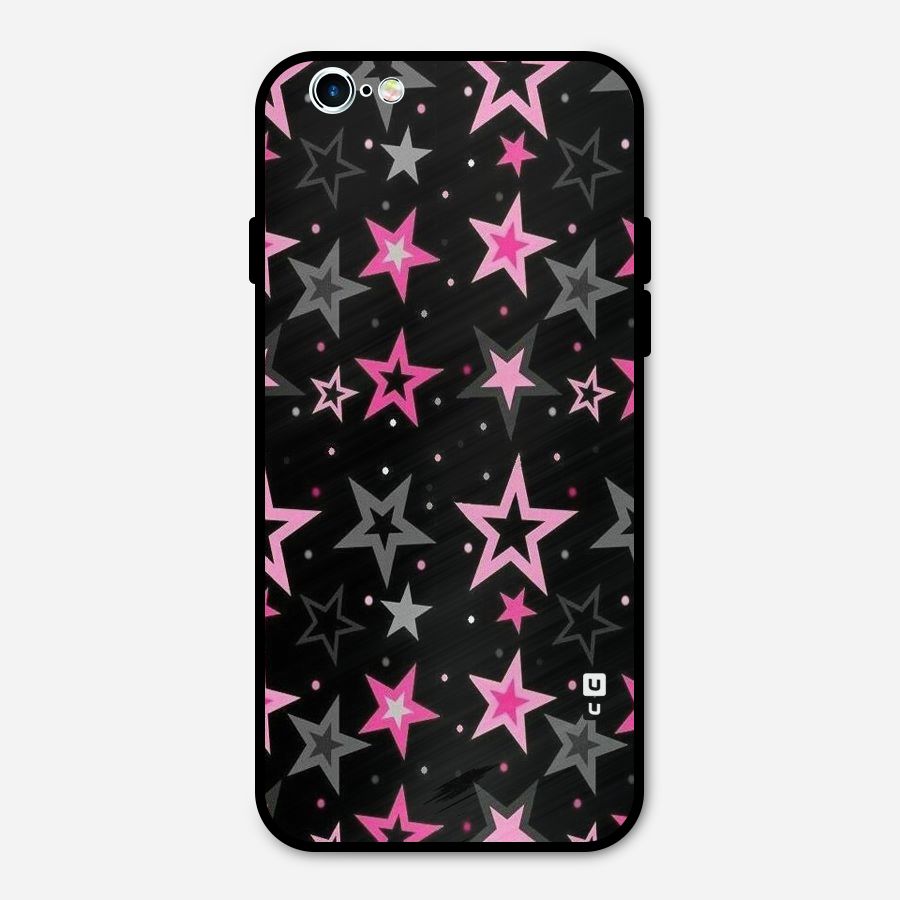Star Outline Metal Back Case for iPhone 6 6s
