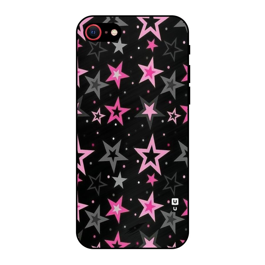 Star Outline Metal Back Case for iPhone 7