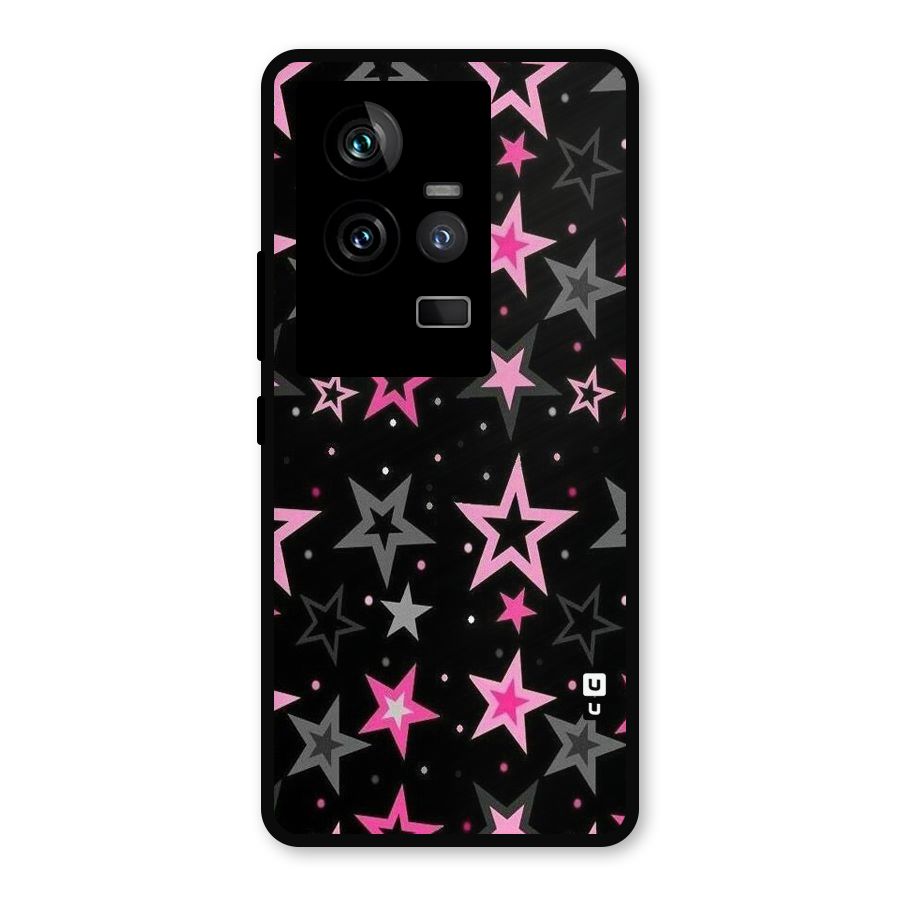 Star Outline Metal Back Case for iQOO 11 5G