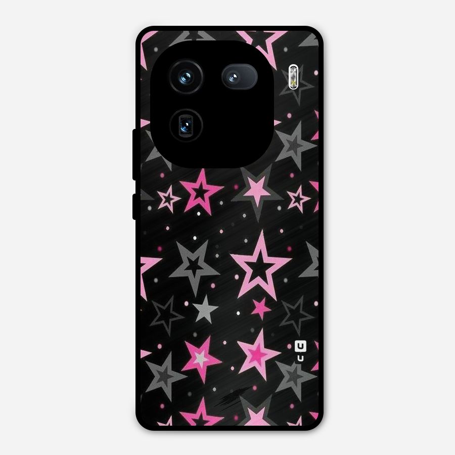 Star Outline Metal Back Case for iQOO 12
