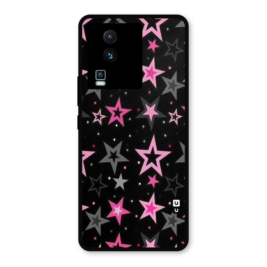 Star Outline Metal Back Case for iQOO Neo 7 Pro