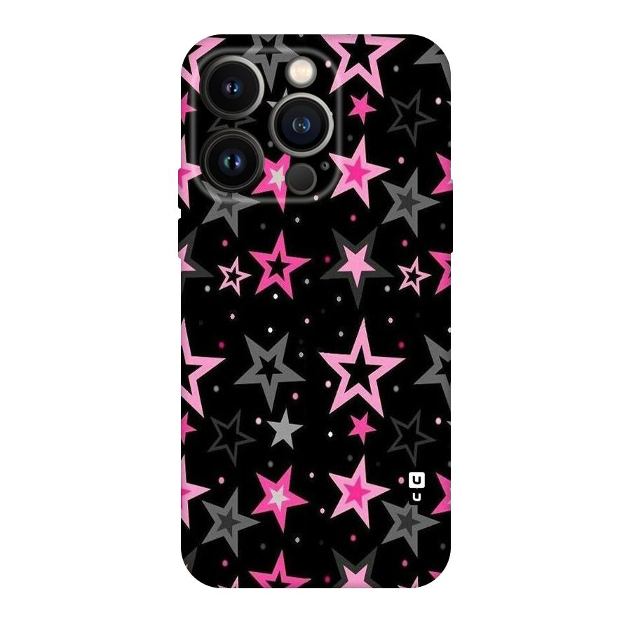 Star Outline Original Polycarbonate Back Case for iPhone 14 Pro