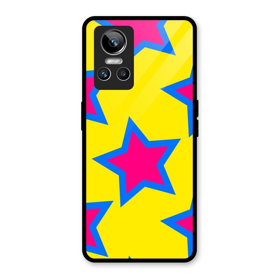 Star Pattern Glass Back Case for Realme GT Neo 3