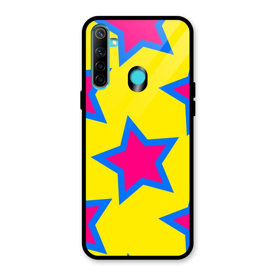 Star Pattern Glass Back Case for Realme Narzo 10