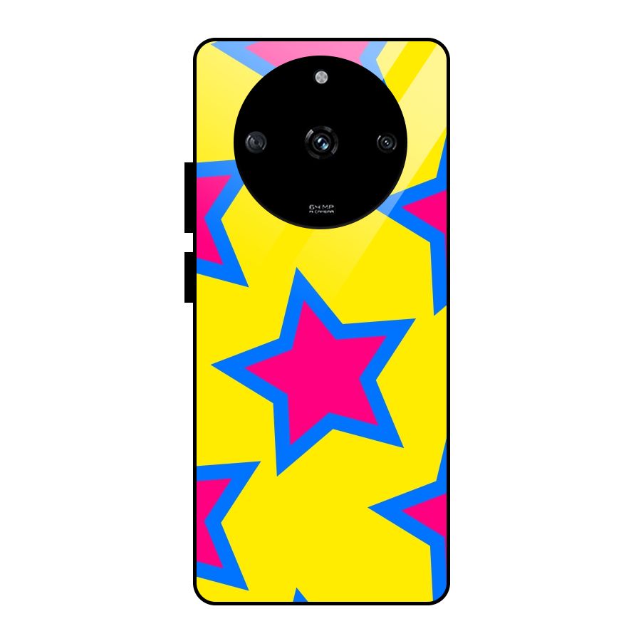 Star Pattern Glass Back Case for Realme Narzo 60 5G