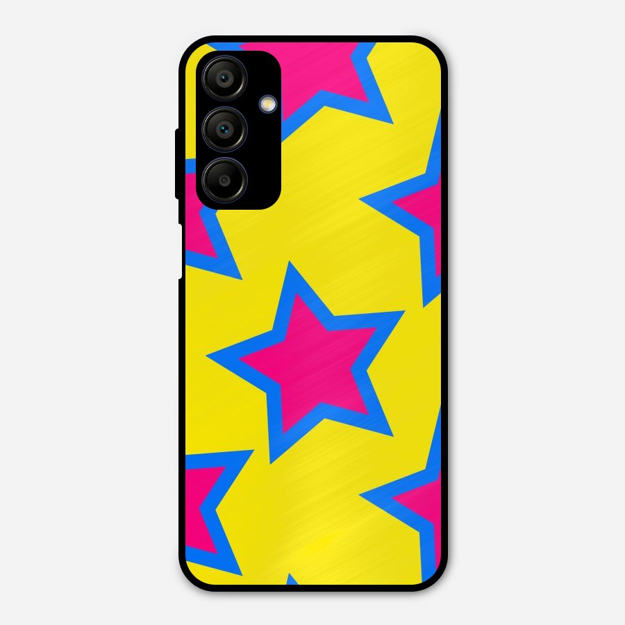 Star Pattern Metal Back Case for Galaxy A15 5G