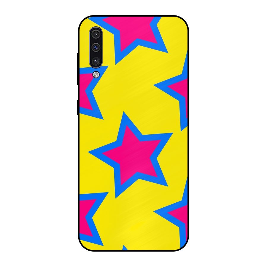 Star Pattern Metal Back Case for Galaxy A50