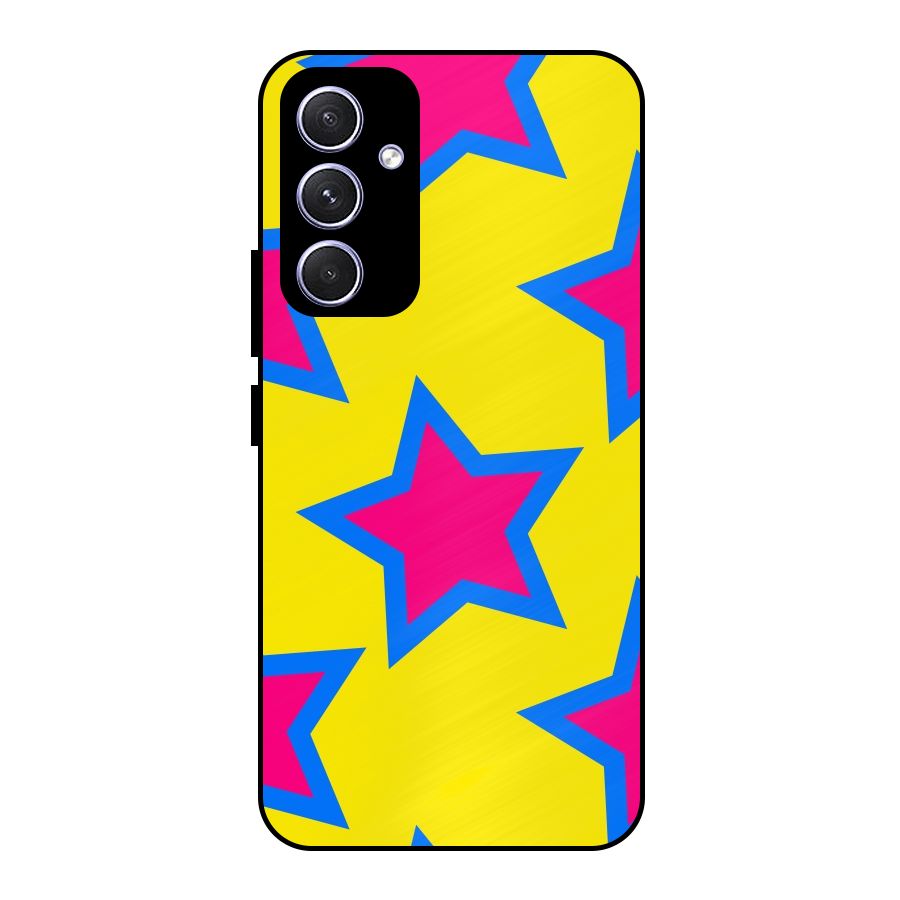 Star Pattern Metal Back Case for Galaxy A54