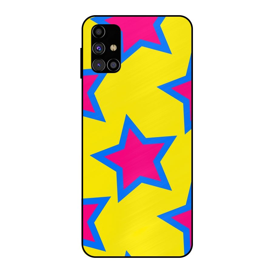 Star Pattern Metal Back Case for Galaxy M31s