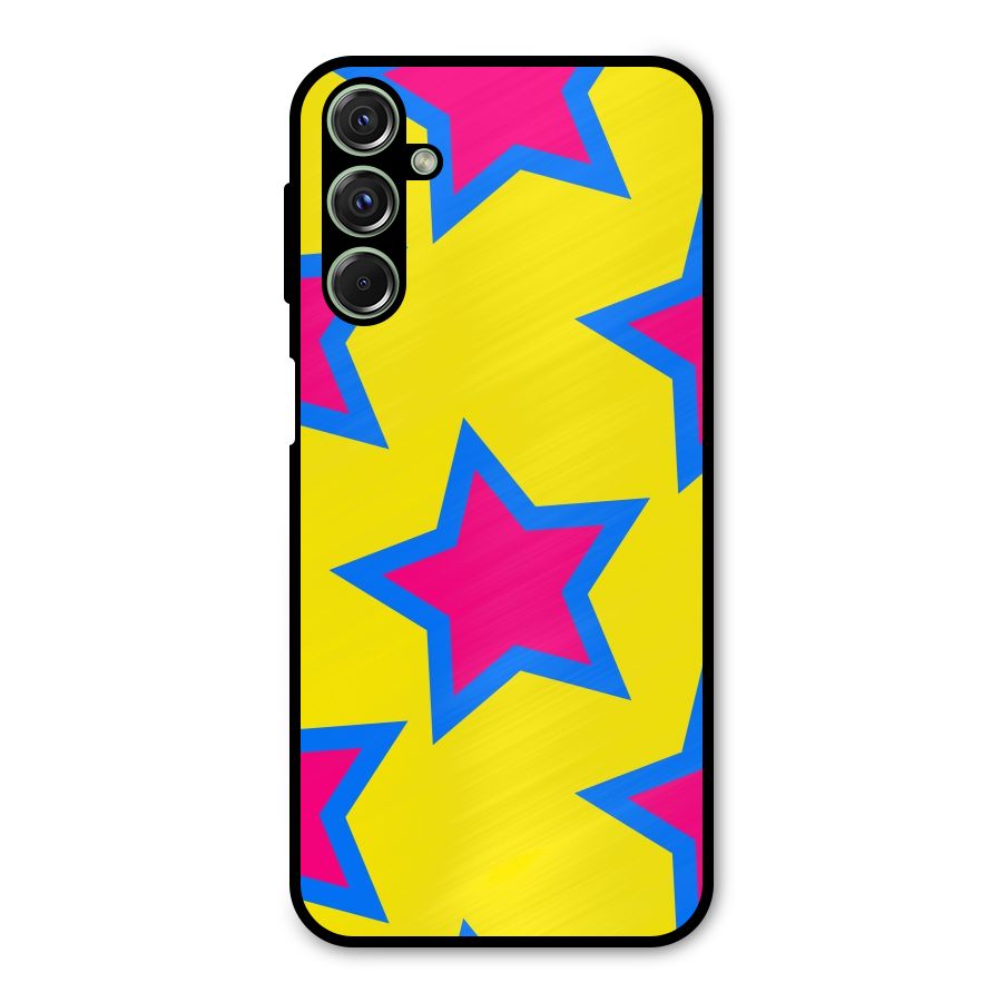 Star Pattern Metal Back Case for Galaxy M34