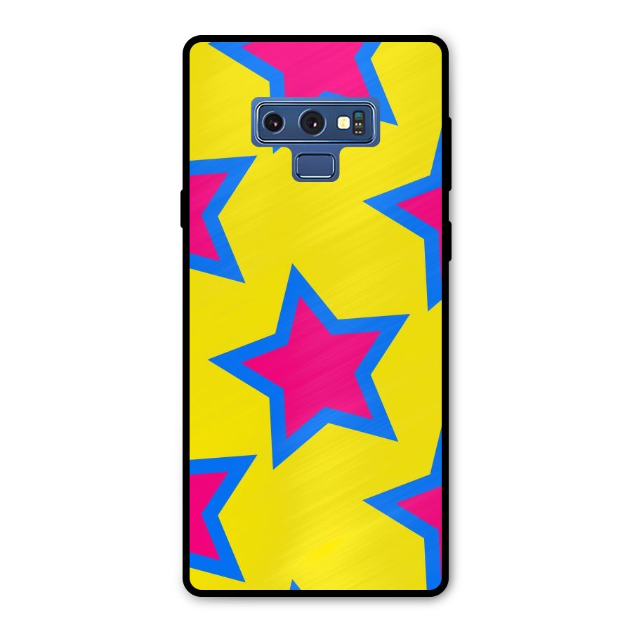 Star Pattern Metal Back Case for Galaxy Note 9
