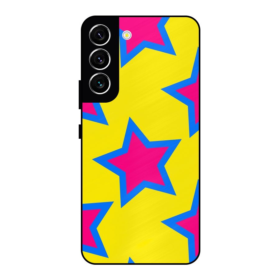 Star Pattern Metal Back Case for Galaxy S22 5G