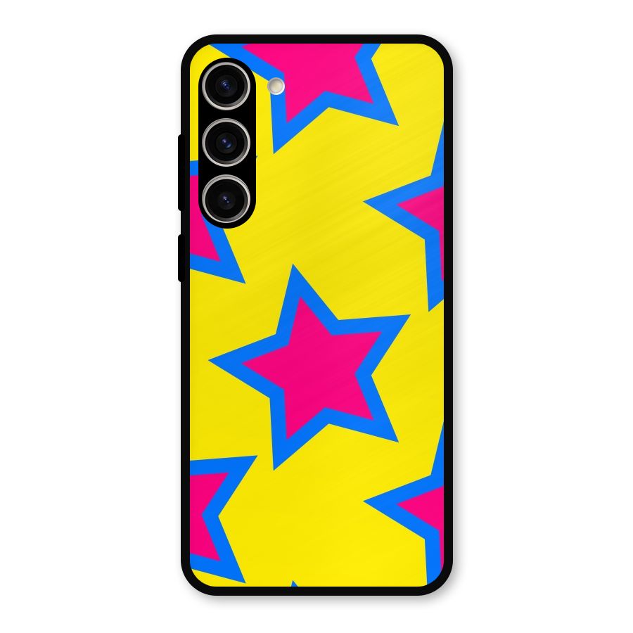 Star Pattern Metal Back Case for Galaxy S23 Plus