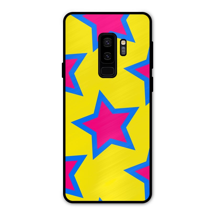 Star Pattern Metal Back Case for Galaxy S9 Plus