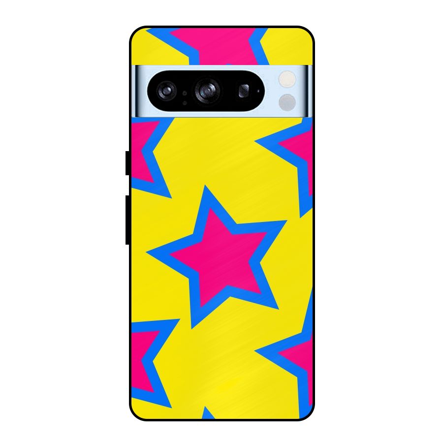 Star Pattern Metal Back Case for Google Pixel 8 Pro