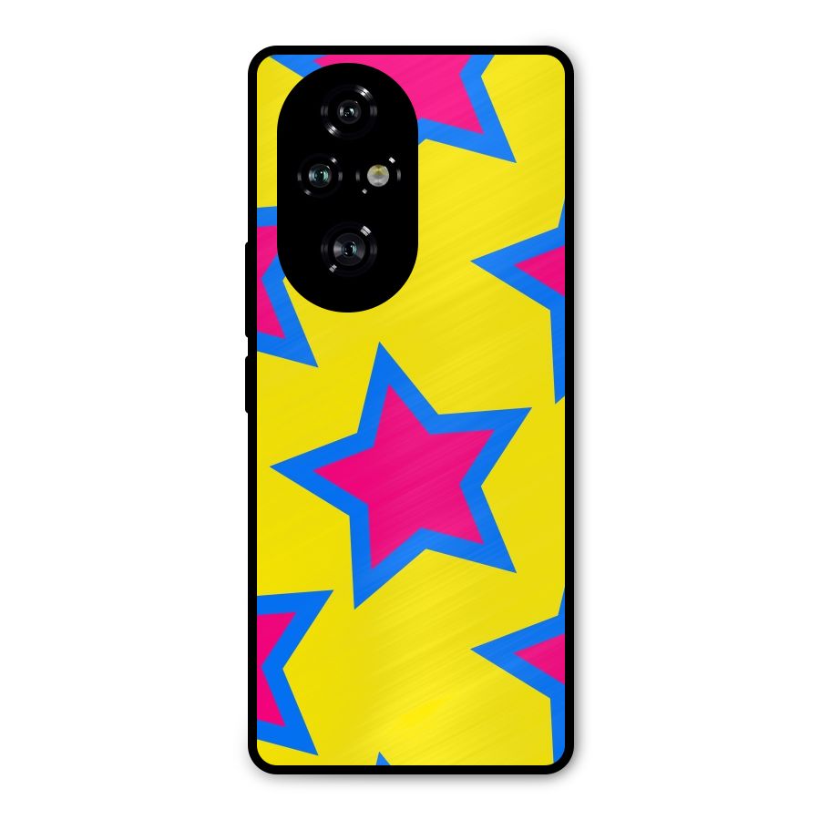 Star Pattern Metal Back Case for Honor 200 Pro