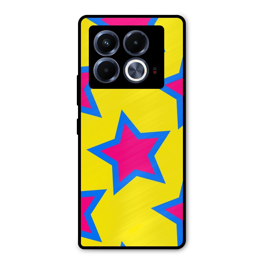 Star Pattern Metal Back Case for Infinix Note 40 5G