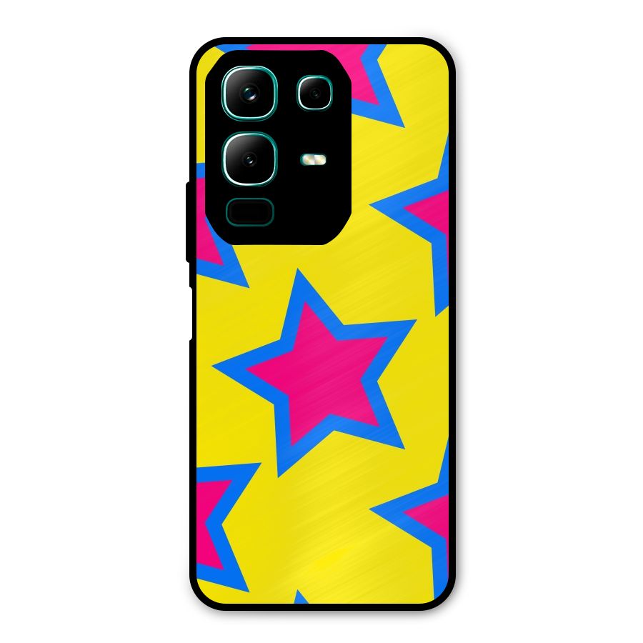Star Pattern Metal Back Case for Infinix Note 50x