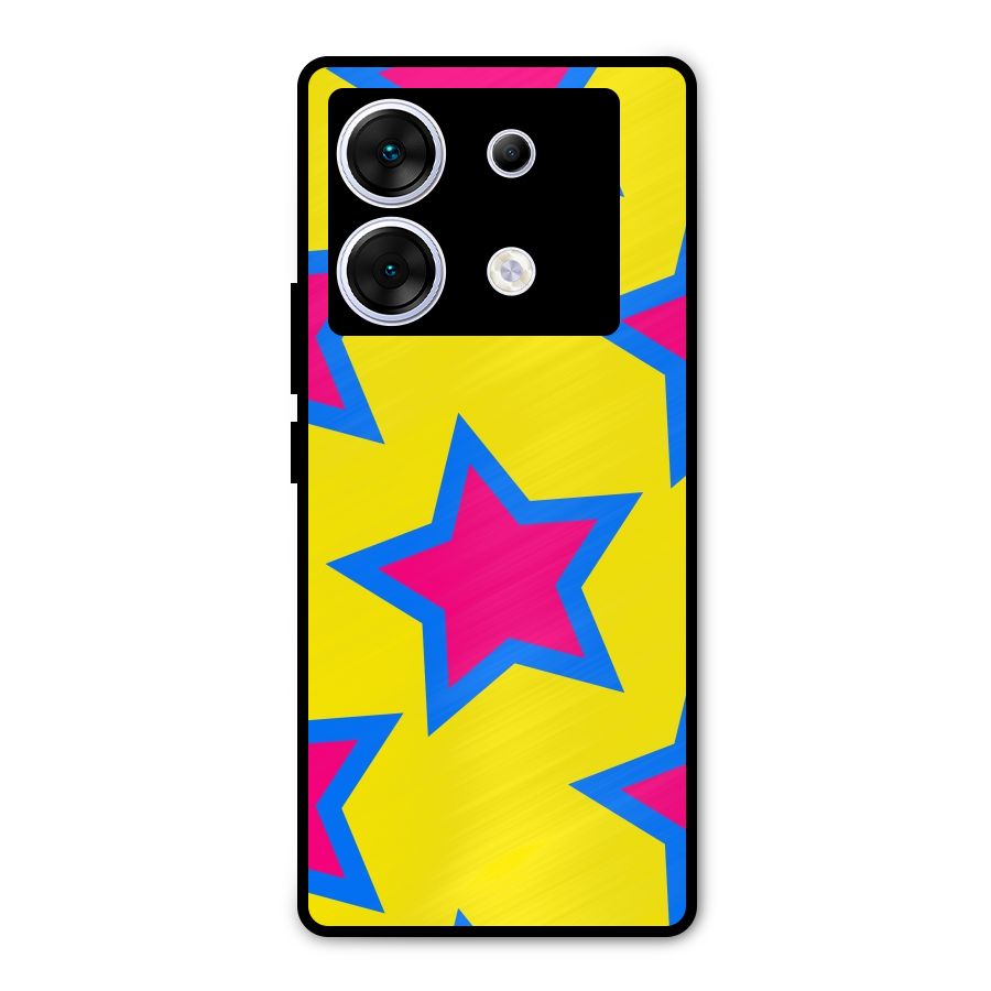 Star Pattern Metal Back Case for Infinix Zero 30 5G