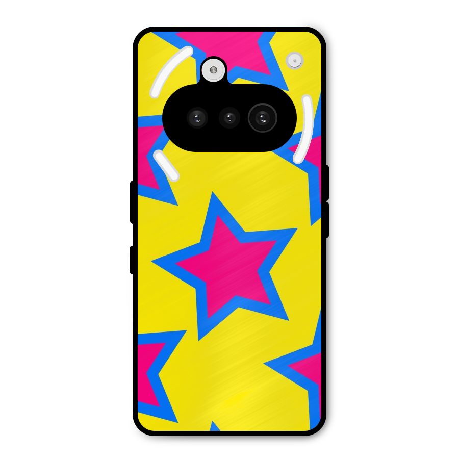 Star Pattern Metal Back Case for Nothing Phone 3a