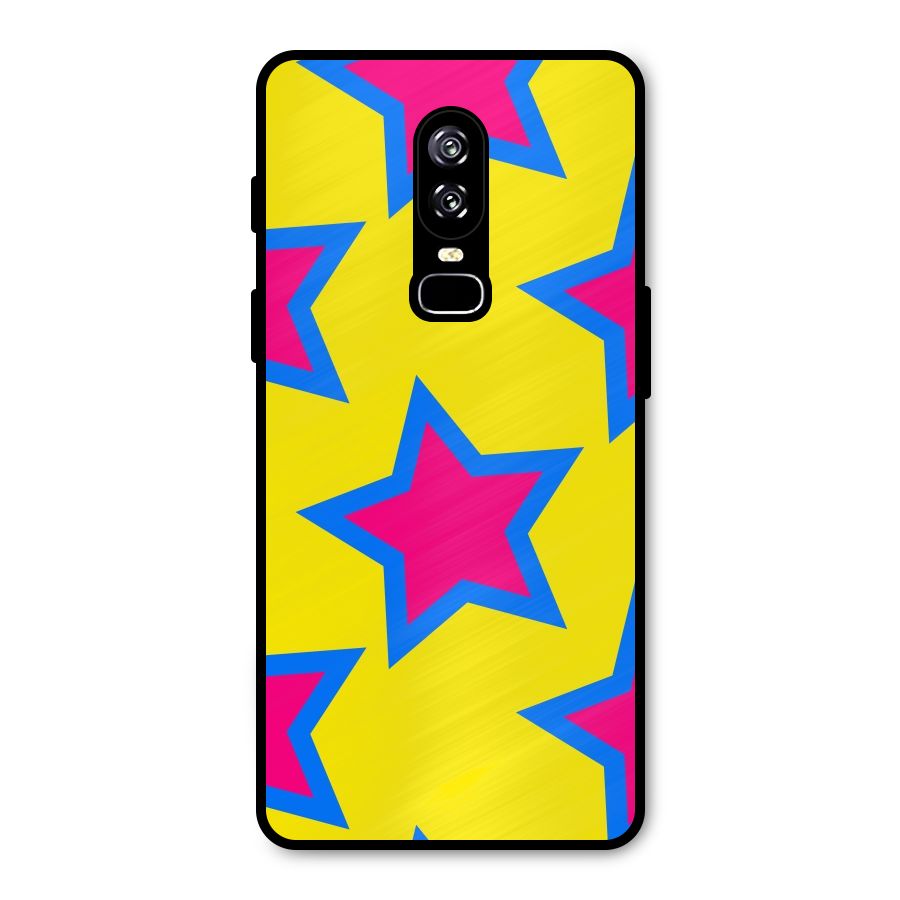 Star Pattern Metal Back Case for OnePlus 6