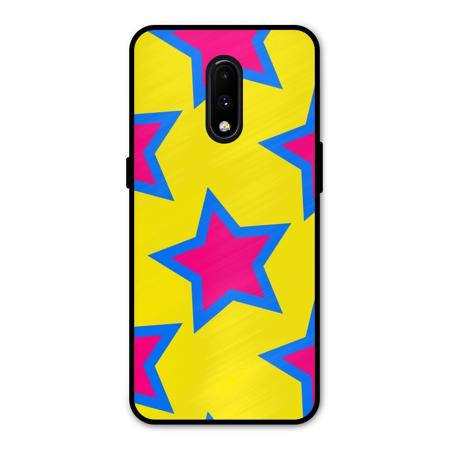 Star Pattern Metal Back Case for OnePlus 7