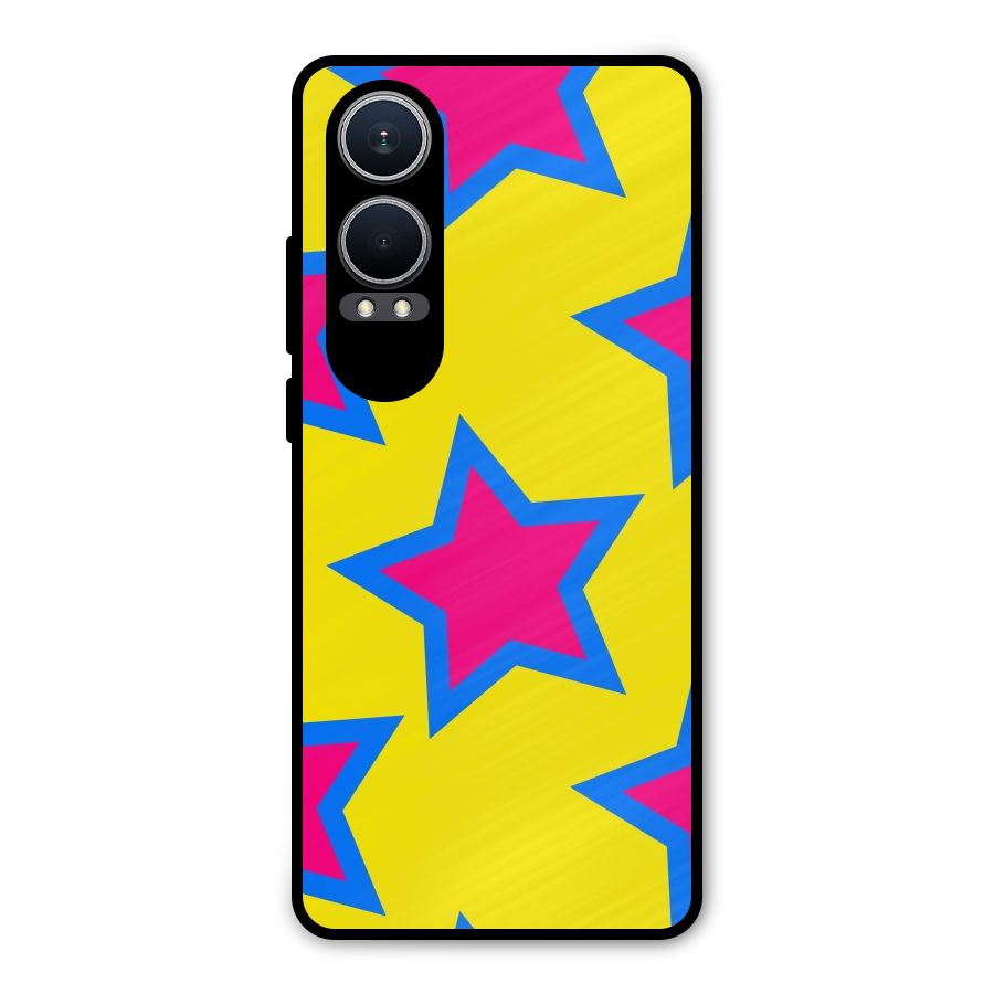 Star Pattern Metal Back Case for OnePlus Nord CE4 Lite
