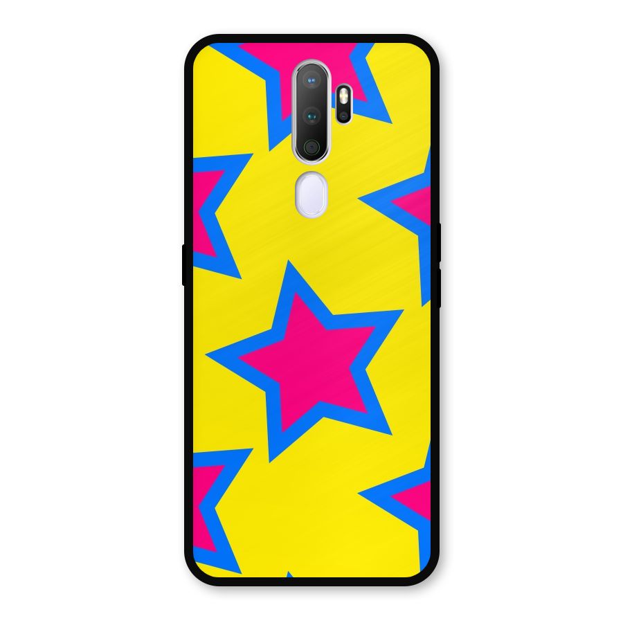Star Pattern Metal Back Case for Oppo A9 (2020)
