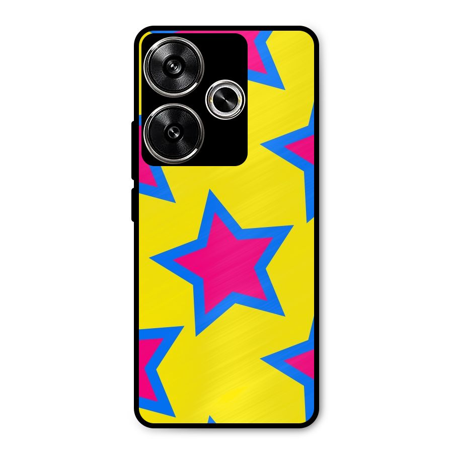Star Pattern Metal Back Case for Poco F6