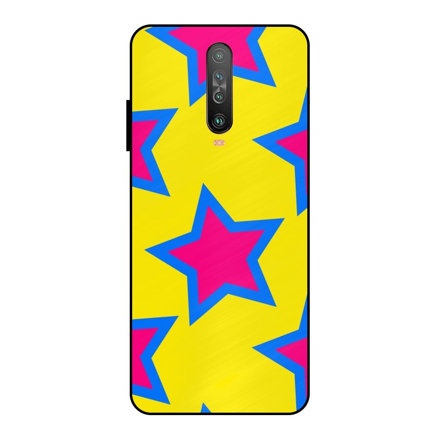 Star Pattern Metal Back Case for Poco X2