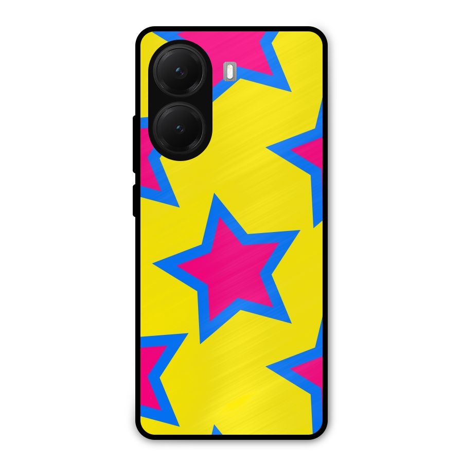 Star Pattern Metal Back Case for Poco X7 Pro