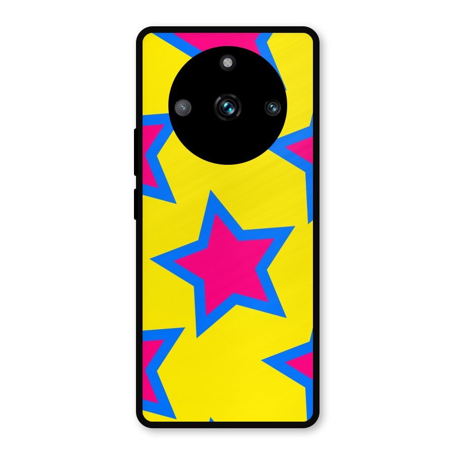 Star Pattern Metal Back Case for Realme 11 Pro Plus