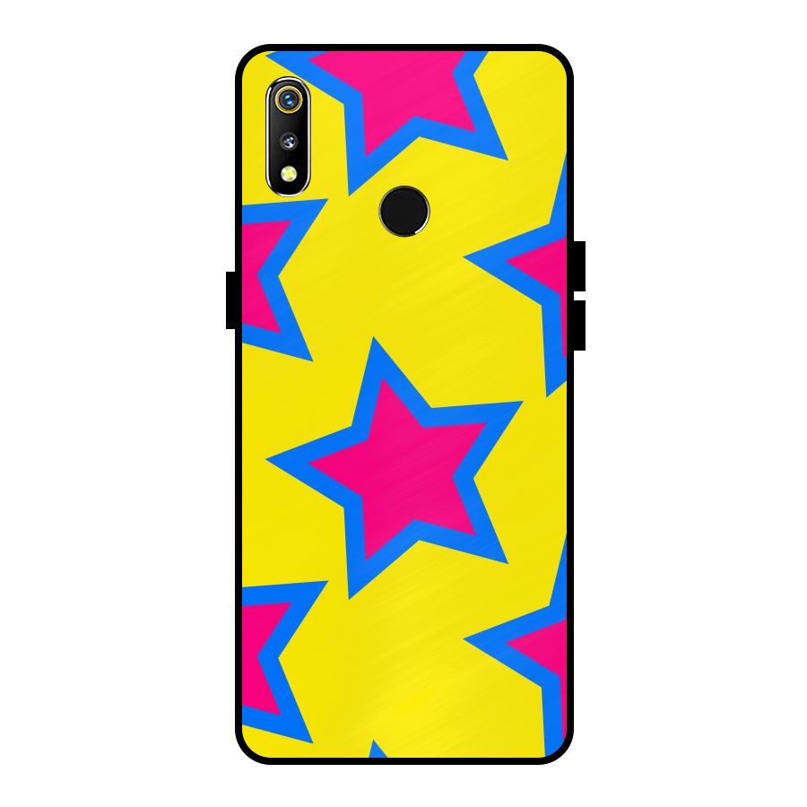 Star Pattern Metal Back Case for Realme 3i