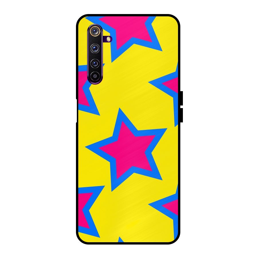 Star Pattern Metal Back Case for Realme 6 Pro
