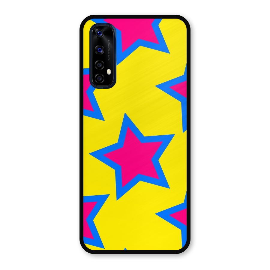 Star Pattern Metal Back Case for Realme 7