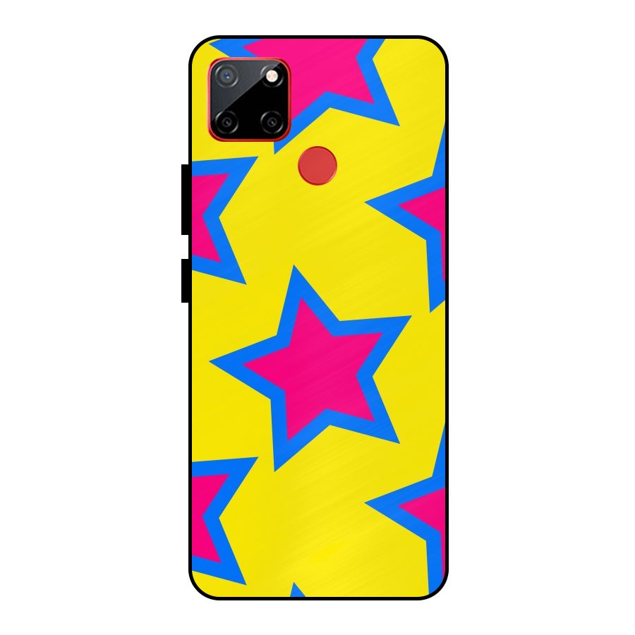 Star Pattern Metal Back Case for Realme C12