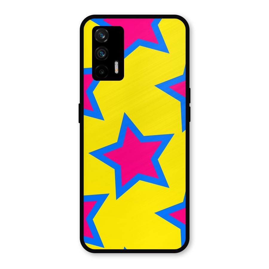 Star Pattern Metal Back Case for Realme GT 5G