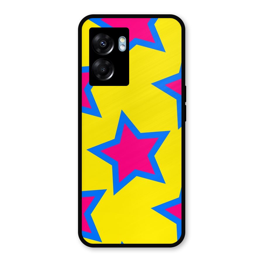Star Pattern Metal Back Case for Realme Narzo 50 5G