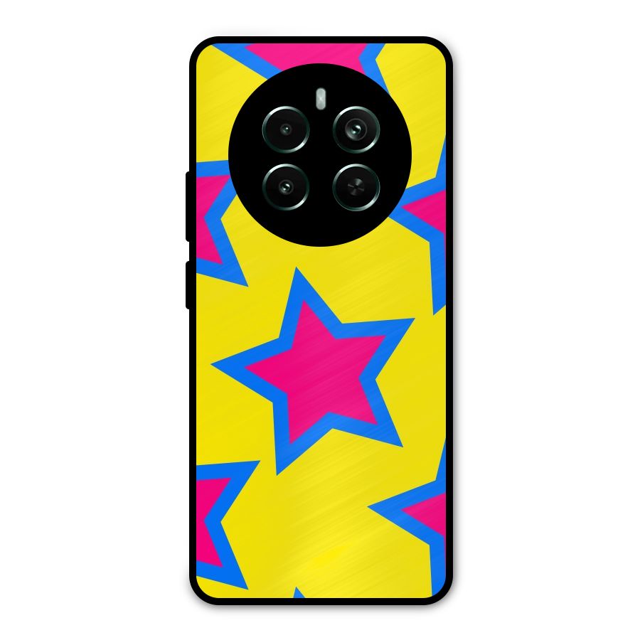Star Pattern Metal Back Case for Realme Narzo 70 Pro