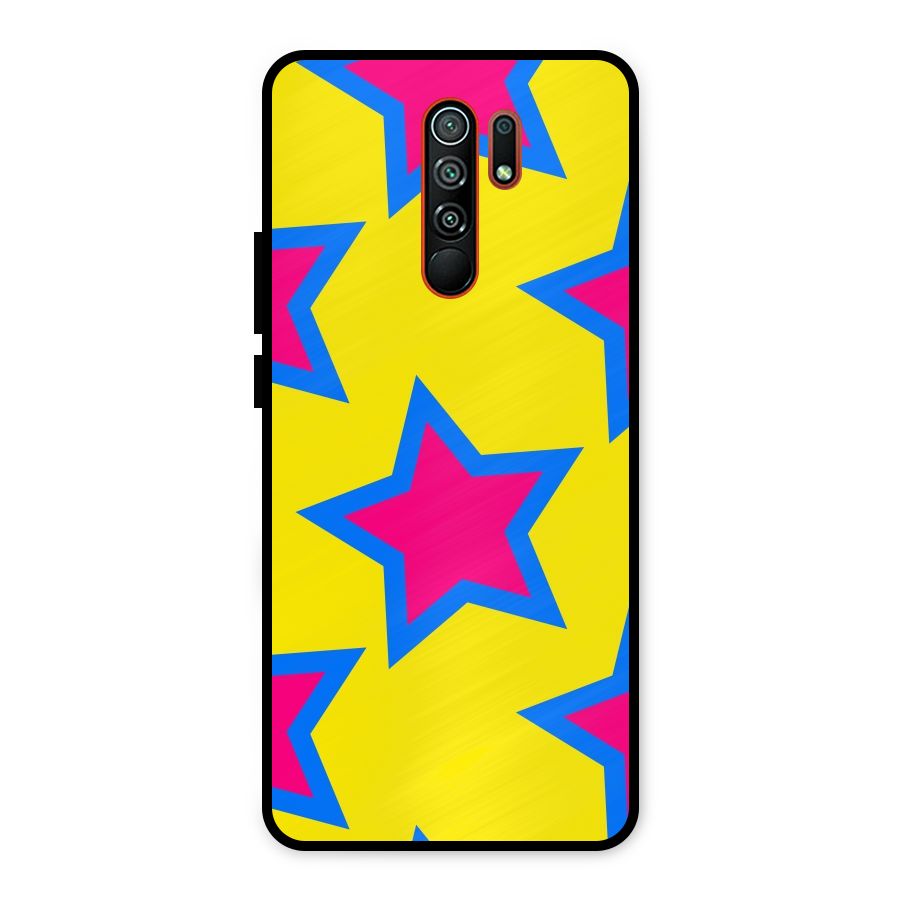 Star Pattern Metal Back Case for Redmi 9 Prime