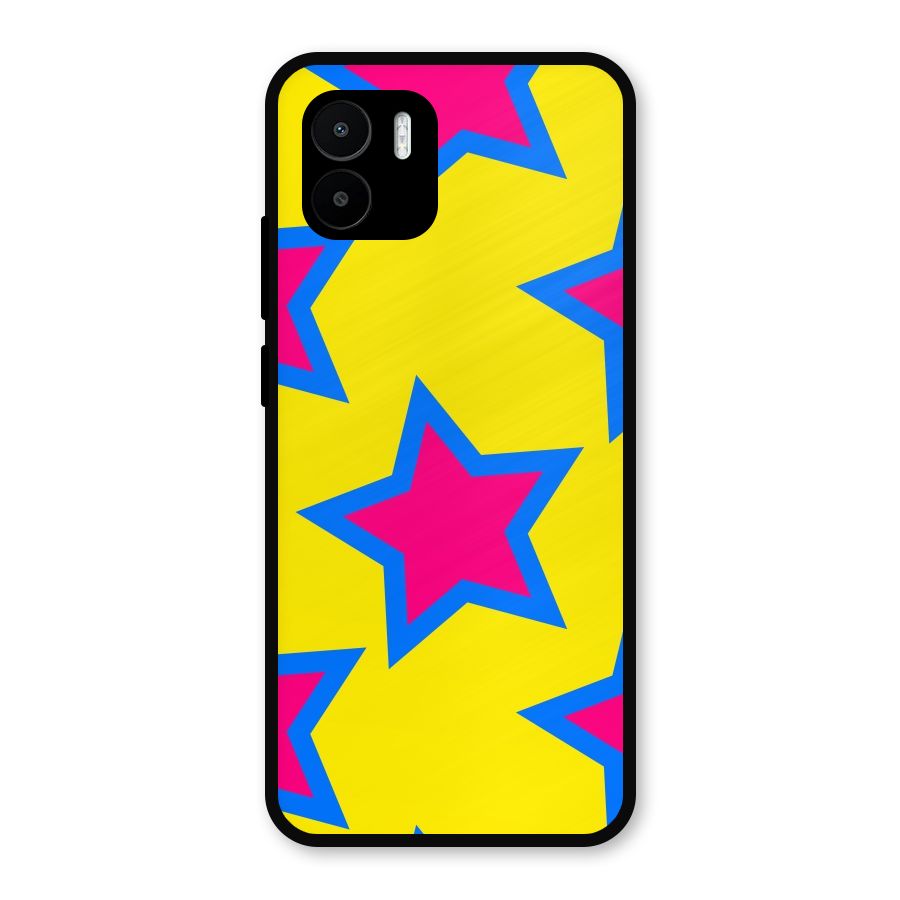 Star Pattern Metal Back Case for Redmi A1