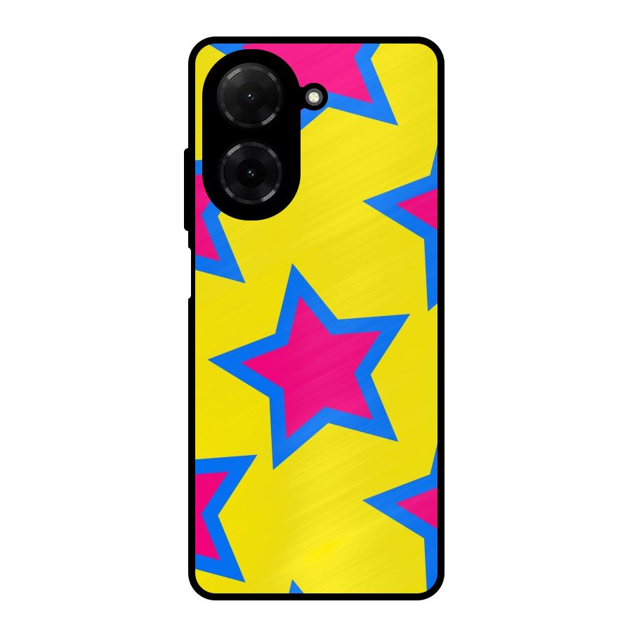 Star Pattern Metal Back Case for Redmi A5 4G