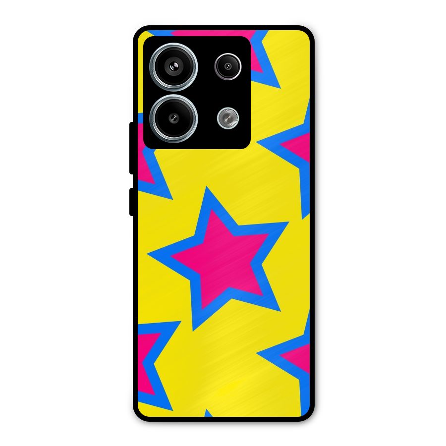 Star Pattern Metal Back Case for Redmi Note 13 Pro 5G