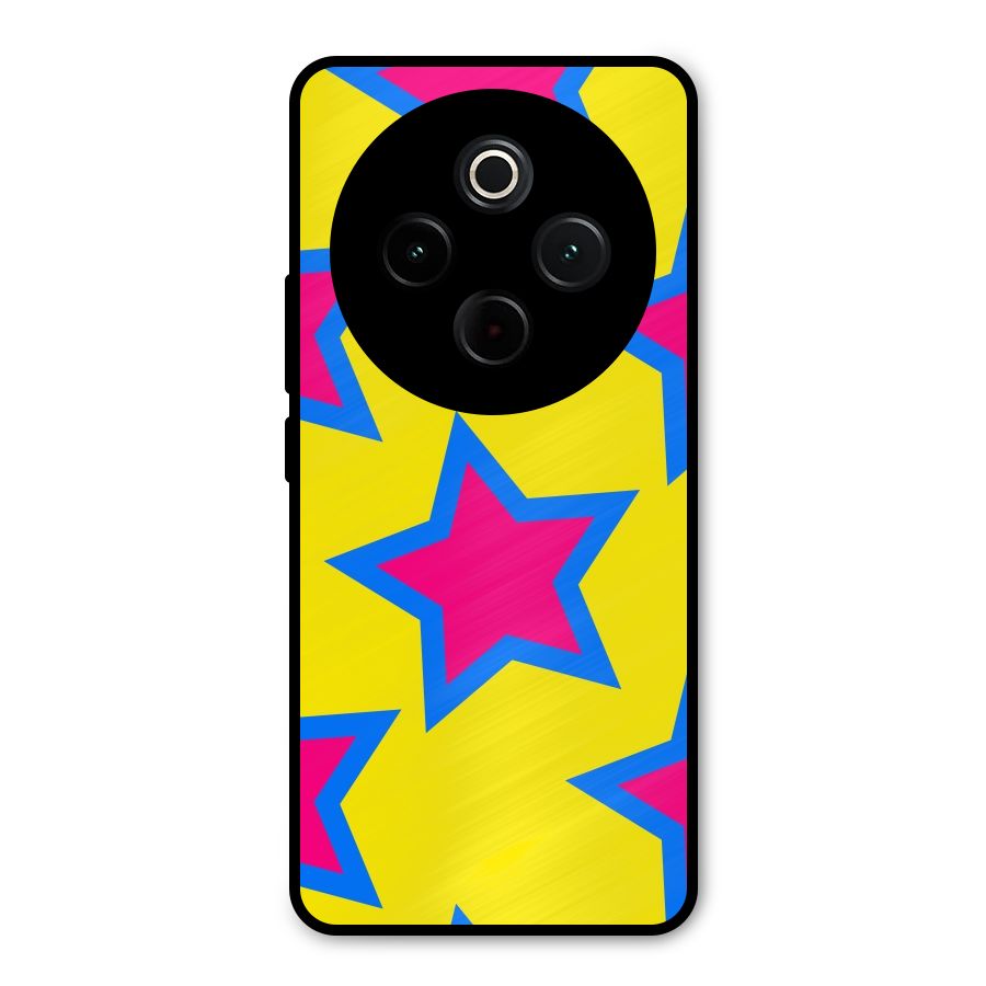 Star Pattern Metal Back Case for Vivo T4